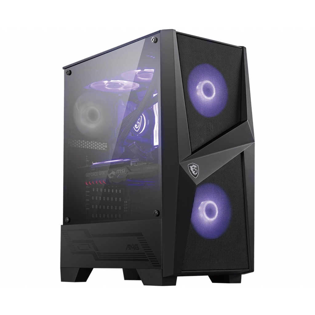 MSI MAG Forge 100M Számítógépház - Fekete