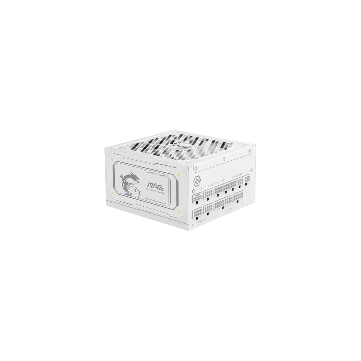 MSI MAG A1000GL PCIE5 WHITE tápegység 1000 W 24-pin ATX ATX Fehér