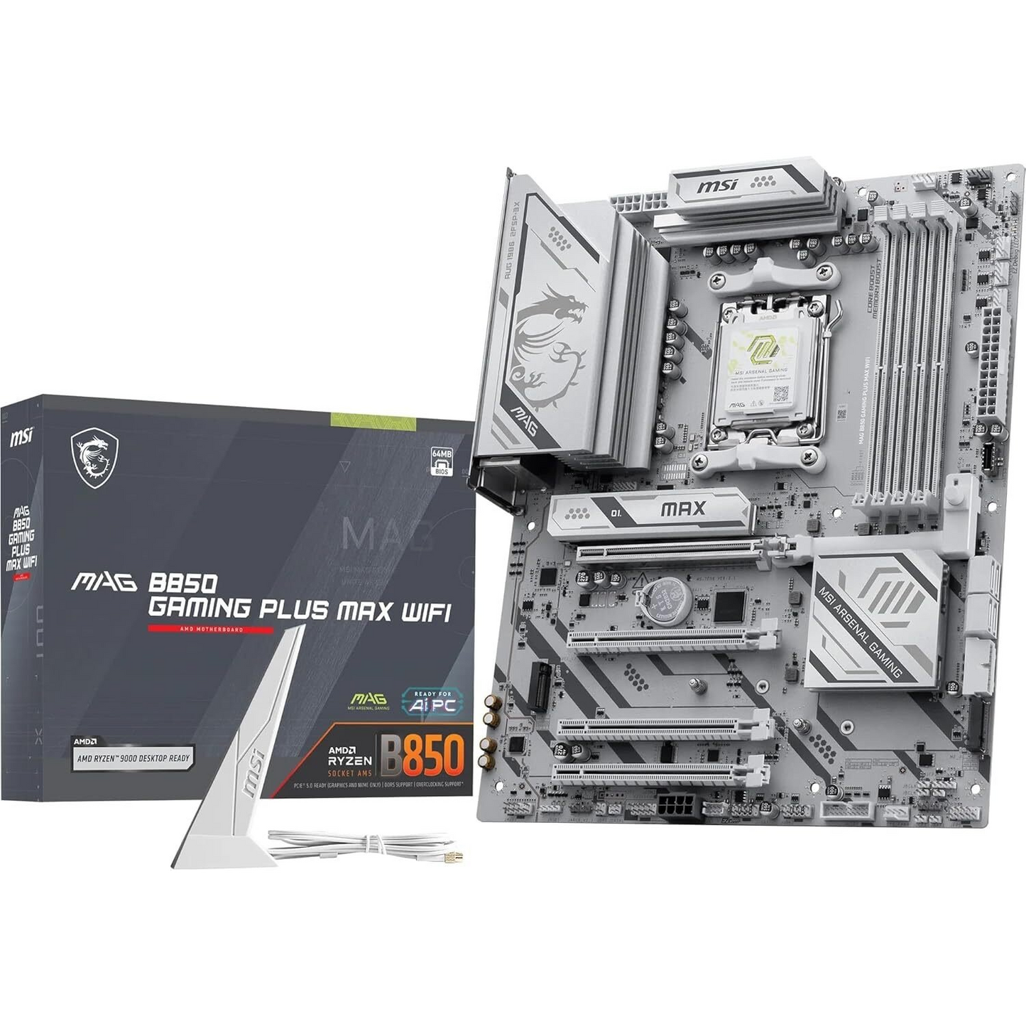 Základná doska ATX MSI MAG B850 GAMING PLUS MAX WIFI (7E56-030R)