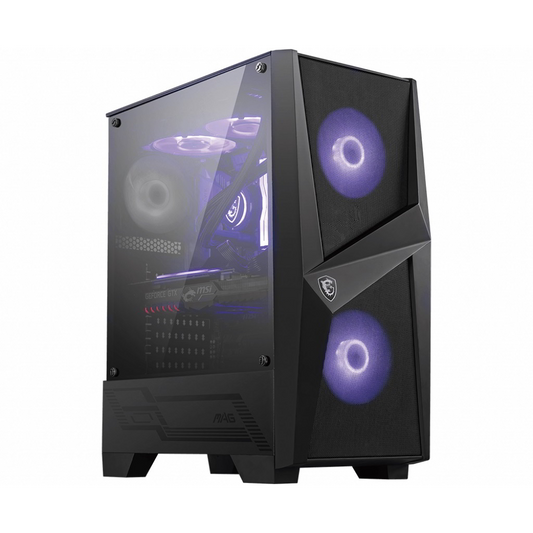 MSI MAG Forge 100M Számítógépház - Fekete