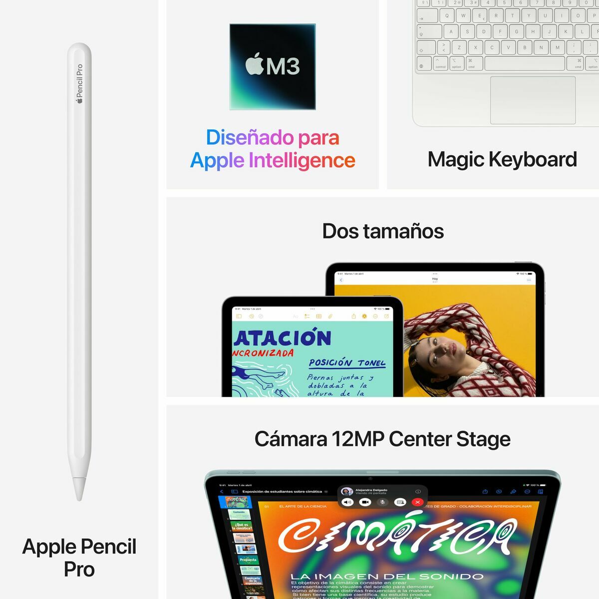 Tablet Apple iPad Air 13" Octa Core 8 GB RAM 256 GB Blue-9