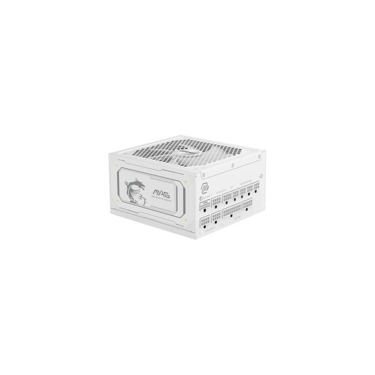 MSI MAG A1000GL PCIE5 WHITE tápegység 1000 W 24-pin ATX ATX Fehér