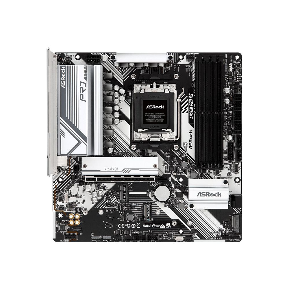 ASRock A620M PRO RS - motherboard - micro ATX - Socket AM5 - AMD A620 (90-MXBLN0-A0UAYZ) (90-MXBLN0-A0UAYZ)-0