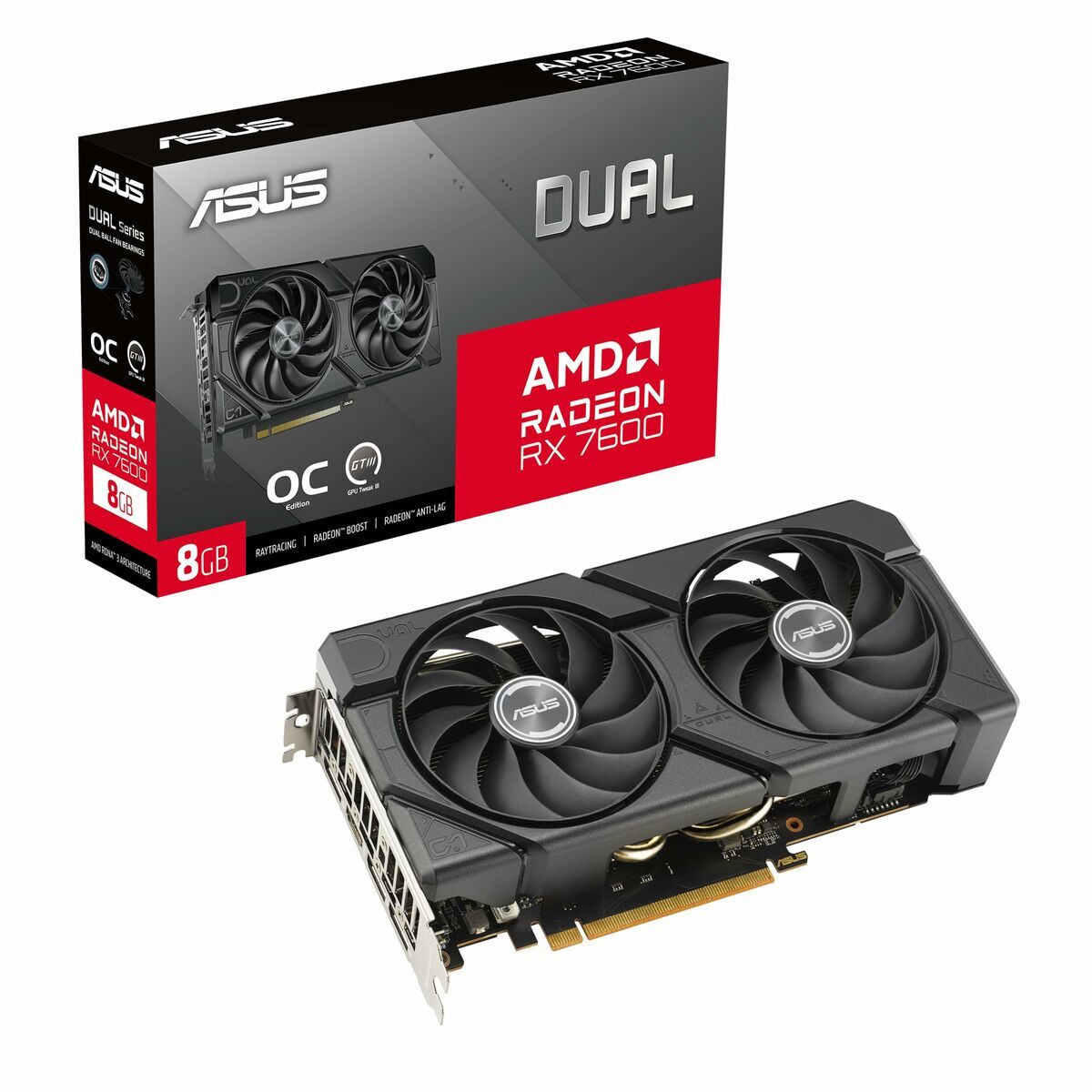 Graphics card Asus RX7600-O8G-EVO 8 GB GDDR6-31