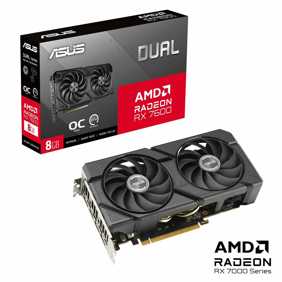 Graphics card Asus RX7600-O8G-EVO 8 GB GDDR6-23