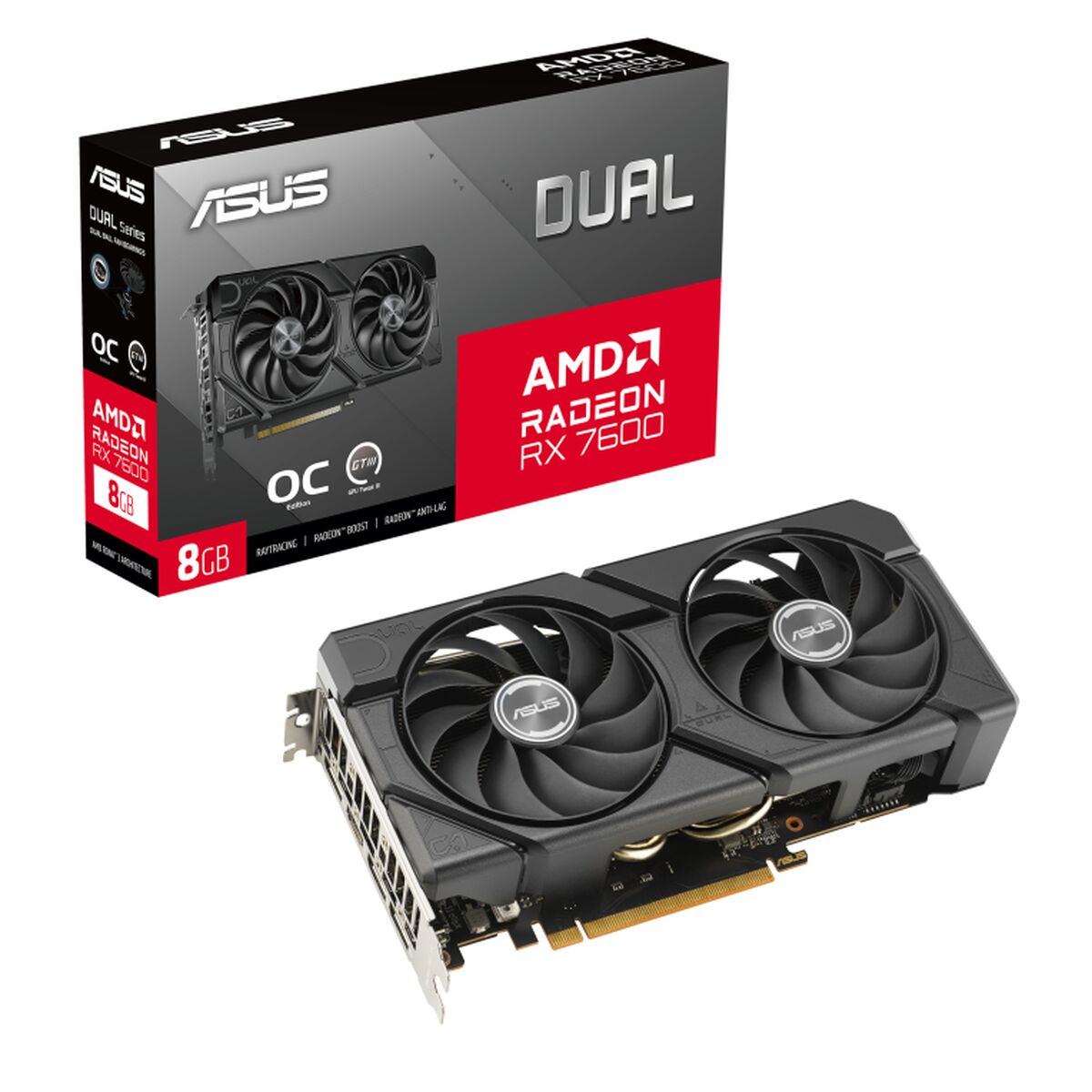 Graphics card Asus RX7600-O8G-EVO 8 GB GDDR6-2