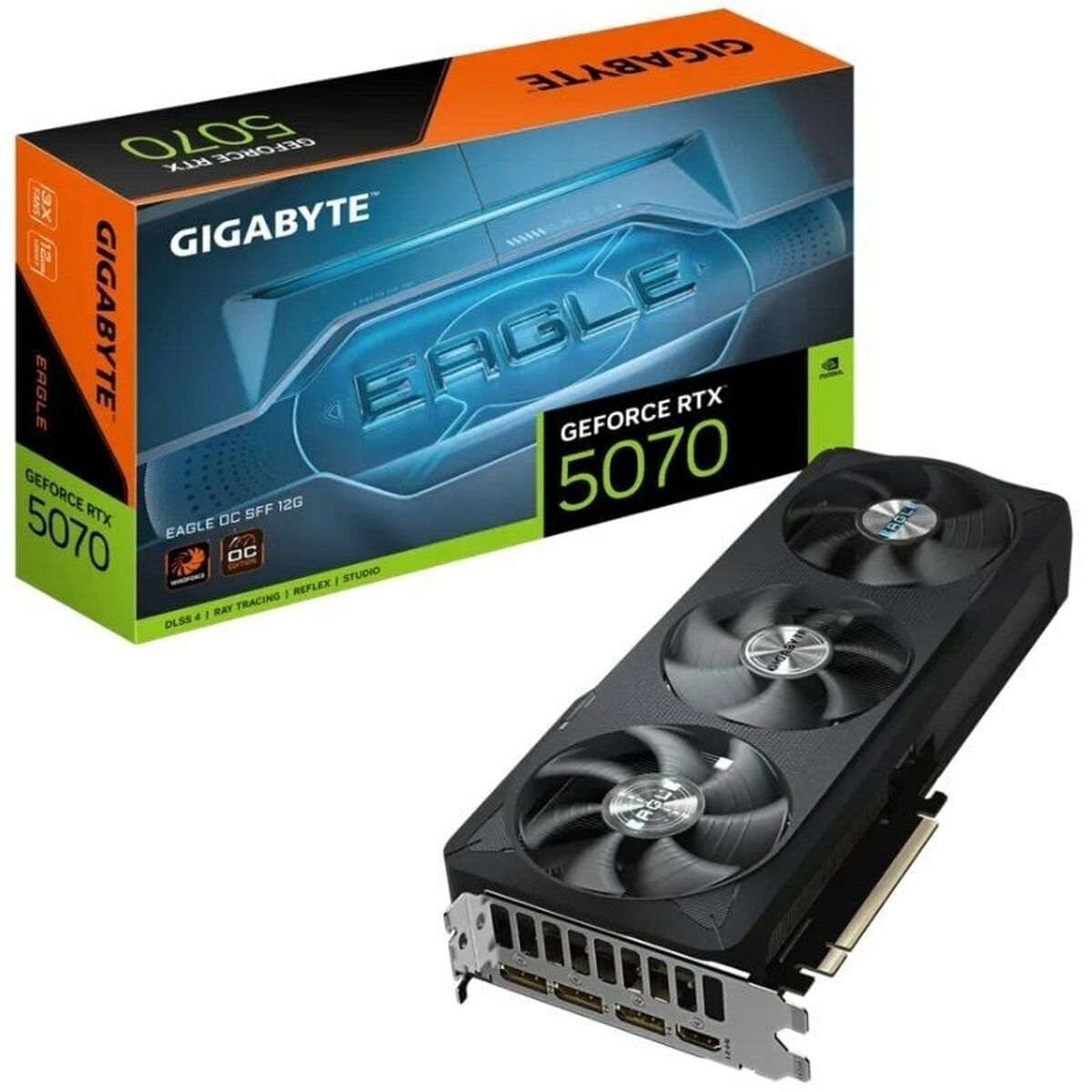Graphics card Gigabyte GV-N5070EAGLE OC-12GD nvidia geforce rtx 5070 12 GB GDDR6 GDDR7-0