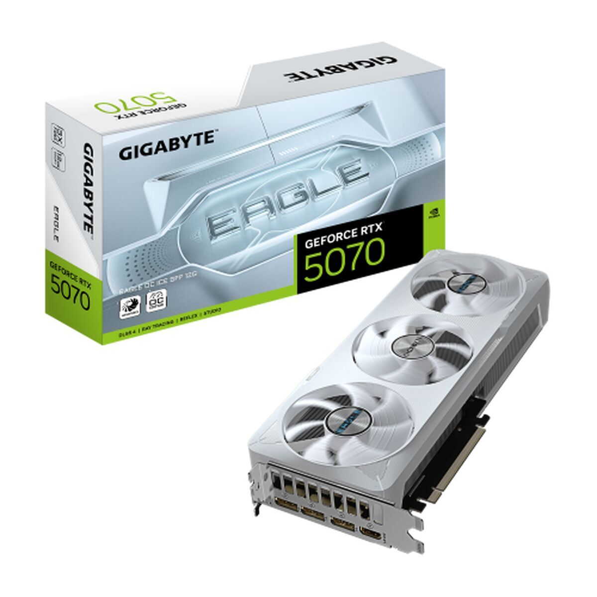 Graphics card Gigabyte GV-N5070EAGLEOC ICE-12GD nvidia geforce rtx 5070 12 GB GDDR6 GDDR7-43
