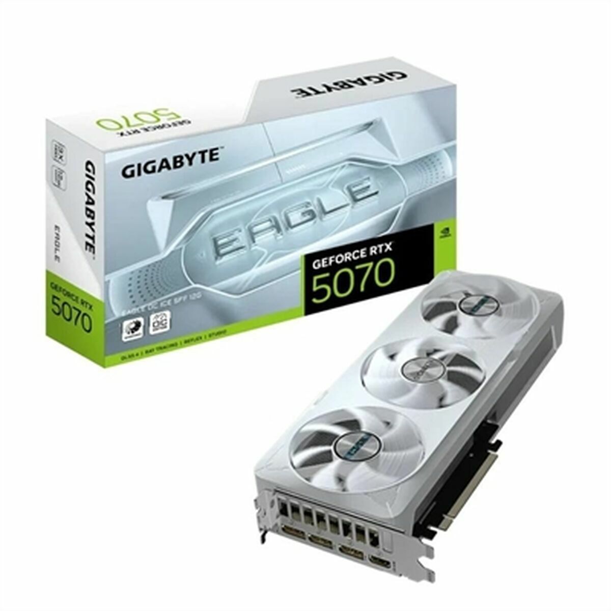 Graphics card Gigabyte GV-N5070EAGLEOC ICE-12GD nvidia geforce rtx 5070 12 GB GDDR6 GDDR7-7
