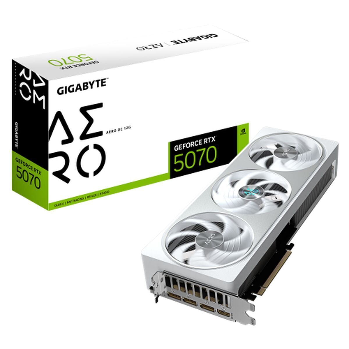 Graphics card Gigabyte GeForce RTX 5070 AERO OC 12G nvidia geforce rtx 5070 12 GB GDDR6 GDDR7-30