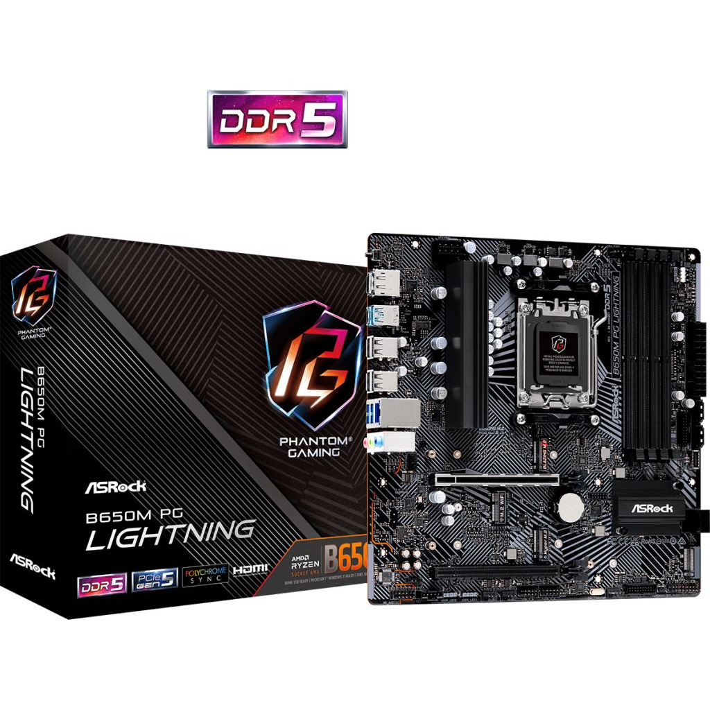 ASRock B650M PG Lightning alaplap-0