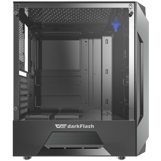 Carcasa pentru computer darkFlash LEO, Middle Tower, ATX, Micro ATX, ITX, Negru (5907489607766)