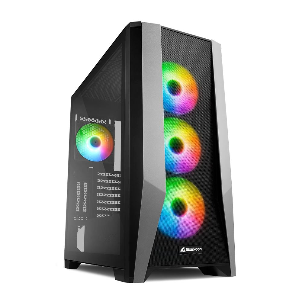 Semi Věž ATX Sharkoon TG7M ATX LED RGB (4044951035069)