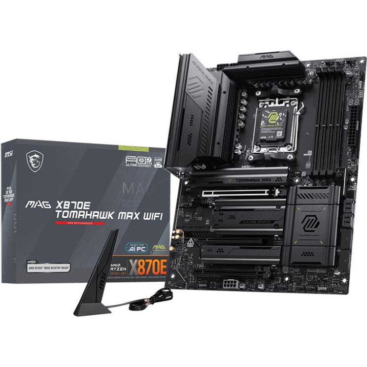 MSI MAG X870E TOMAHAWK MAX WIFI alaplap AMD X870E Socket AM5 ATX