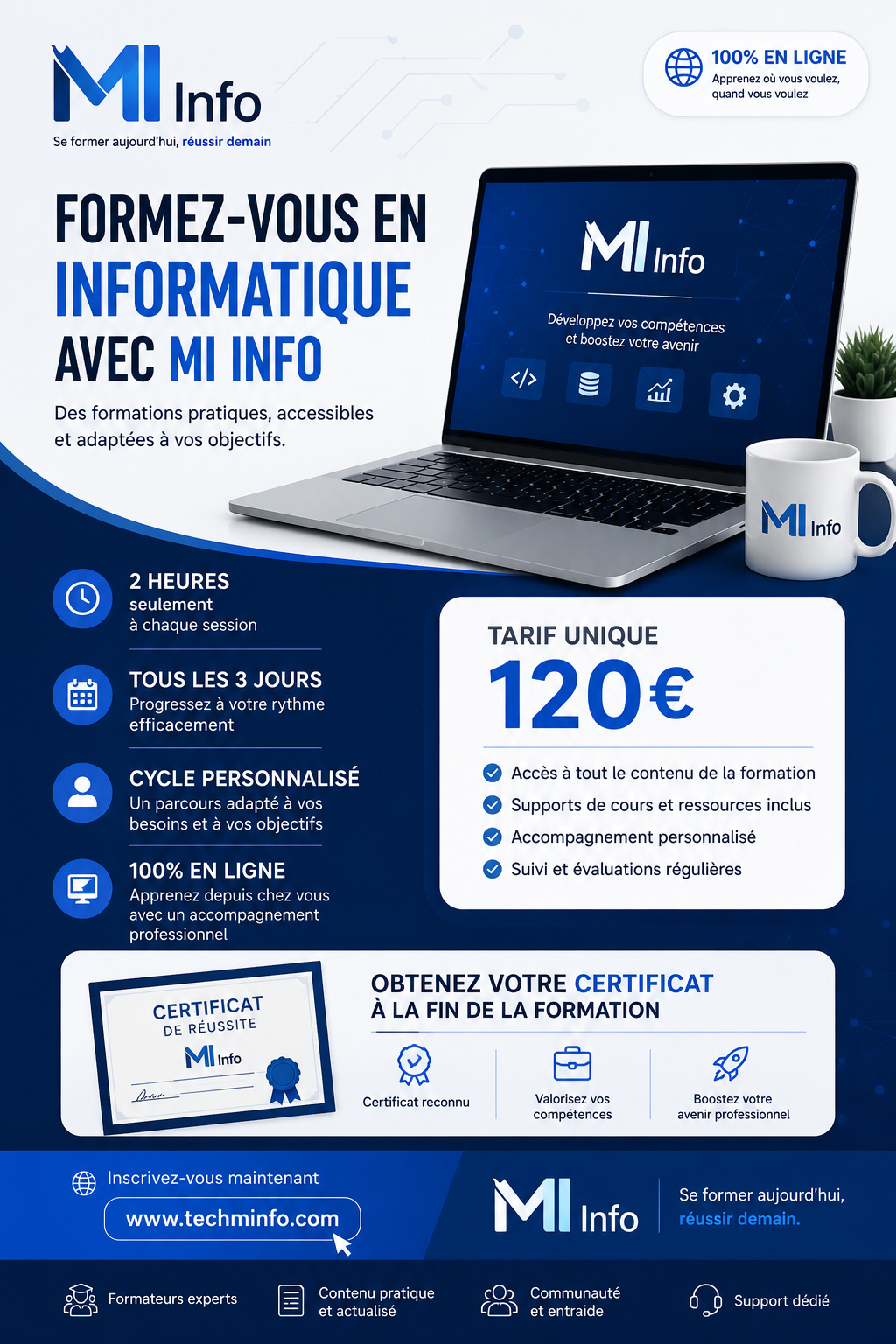 Formation Informatique en Ligne