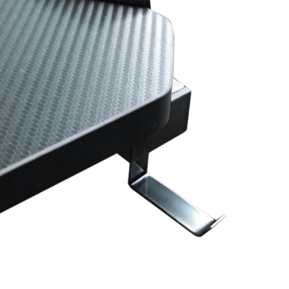 Professional gamer table with carbon fiber coating and LED lighting-3